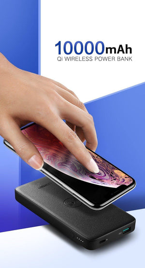 Planet Gates Ugreen 10000mAh Qi Wireless Charger Power Bank 18W USB PD Powerbank For iPhone X 8 Macbook Samsung S9 External Battery Poverbank