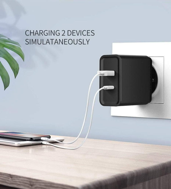 Planet Gates Ugreen 18W Type C PD Fast USB Charger for iPhone X 8 XS XR PD Quick Charger 5V 2.4A Phone Charger for Samsung Xiaomi Charger