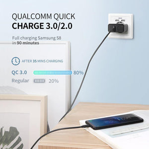 Planet Gates Ugreen 18W Type C PD Fast USB Charger for iPhone X 8 XS XR PD Quick Charger 5V 2.4A Phone Charger for Samsung Xiaomi Charger