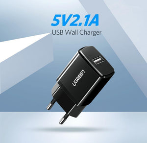 Planet Gates Ugreen 5V 2.1A USB Charger for iPhone X 8 7 iPad Fast Wall Charger EU Adapter for Samsung S9 Xiaomi Mi 8 Mobile Phone Charger