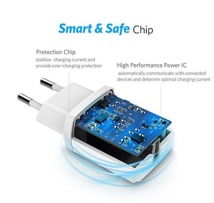 Planet Gates Ugreen 5V 2.1A USB Charger for iPhone X 8 7 iPad Fast Wall Charger EU Adapter for Samsung S9 Xiaomi Mi 8 Mobile Phone Charger