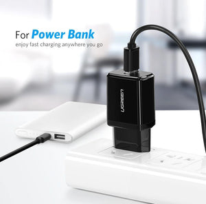 Planet Gates Ugreen 5V 2.1A USB Charger for iPhone X 8 7 iPad Fast Wall Charger EU Adapter for Samsung S9 Xiaomi Mi 8 Mobile Phone Charger
