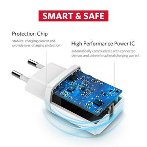 Planet Gates Ugreen 5V 2.1A USB Charger for iPhone X 8 7 iPad Fast Wall Charger EU Adapter for Samsung S9 Xiaomi Mi 8 Mobile Phone Charger