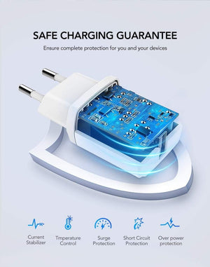 Planet Gates Ugreen 5V2.1A USB Charger MFi USB Cable for iPhone Xs Max XR Mobile Phone Charger for iPhone X 8 7 Wall Phone Charger for ipad