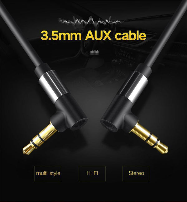 Planet Gates Ugreen Audio Jack 3.5mm Aux Cable Male to Male Aux Cable 3.5mm Jack Audio Cable auxiliar for Car Headphone MP3/4 Phone 3.5 mm