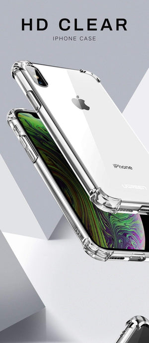 Planet Gates Ugreen Case For iPhone 7 8 Plus Case Shock-proof Back Cover For iPhone X Xs Max Phone Case HD Clear Protective For iPhone 7 Case