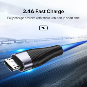 Planet Gates Ugreen Fast Charge Micro USB Cable for Xiaomi Redmi Note 5 Pro 4 Andriod Mobile Phone Charger Data Cable for Samsung S7 USB Cord