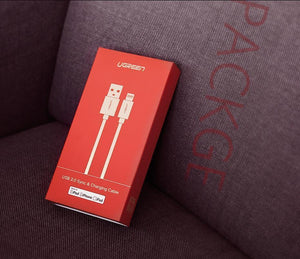 Planet Gates Ugreen for iPhone Cable Lightning to USB Cable for iPhone 8 Xs Max XR 7 Fast Charging Cable Mobile Phone Cable USB Charger Cord