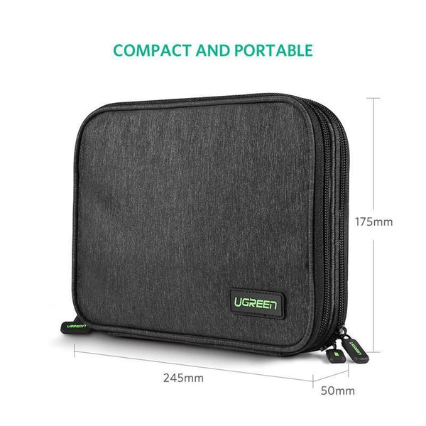 Planet Gates Ugreen Hard Case Power Bank Case Storage Carrying Box for iPad Mini iPhone SSD Bag External Hard Drive Disk Power Bank Case
