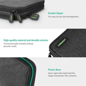 Planet Gates Ugreen Hard Case Power Bank Case Storage Carrying Box for iPad Mini iPhone SSD Bag External Hard Drive Disk Power Bank Case