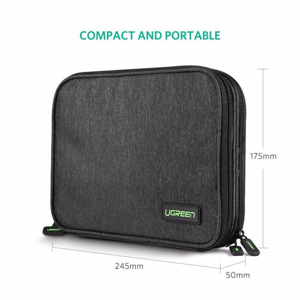 Planet Gates Ugreen Hard Case Power Bank Case Storage Carrying Box for iPad Mini iPhone SSD Bag External Hard Drive Disk Power Bank Case