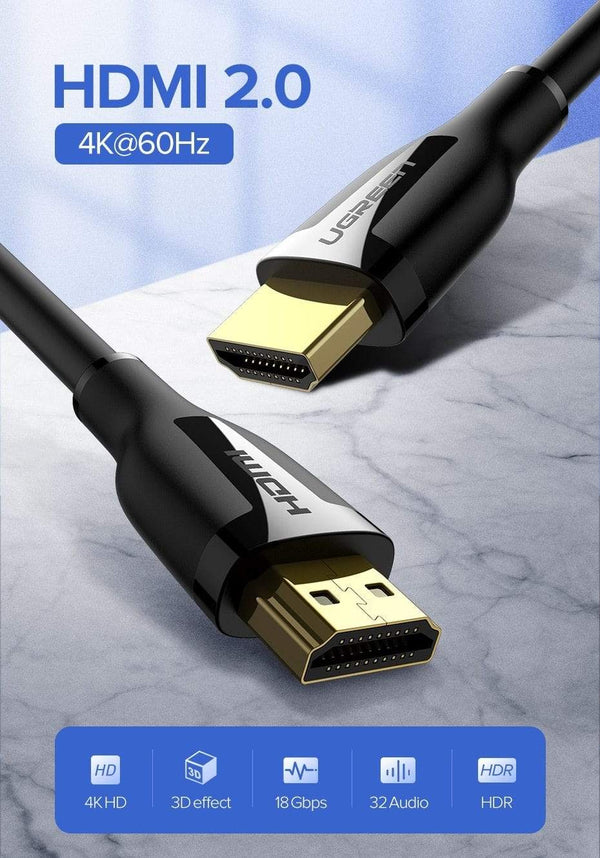 Planet Gates UGREEN HDMI Cable 4K 2.0 Cable for Apple TV PS4 Splitter Switch Box HDMI to HDMI Cable 60Hz Video Audio Cabo Cord Cable HDMI 4K