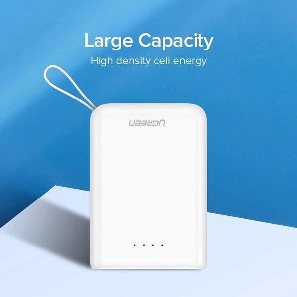 Planet Gates Ugreen Mini Power Bank 10000mAh Ultra Slim PoverBank for Samsung S9 S8 Dual USB Powerbank External Battery Pack Portable Charger