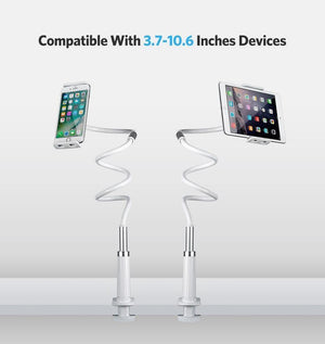 Planet Gates Ugreen Phone Holder Stand for iPhone 8X 360 Rotation Long Arm Mobile Phone Holder for iPad Tablets 3.7-10.6 inches Lazy Holders