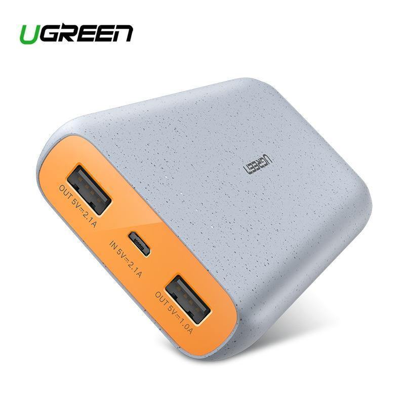 Planet Gates Ugreen Power Bank 20000mAh Slim Powerbank For Xiaomi Mi 8 Portable External Battery Charger For iPhone 7 8 X Dual USB Pover Bank