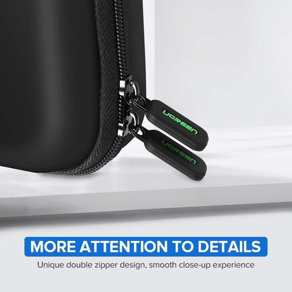 Planet Gates Ugreen Power Bank Case Hard Case Box for 2.5 Hard Drive Disk USB Cable External Storage Carrying SSD HDD Case