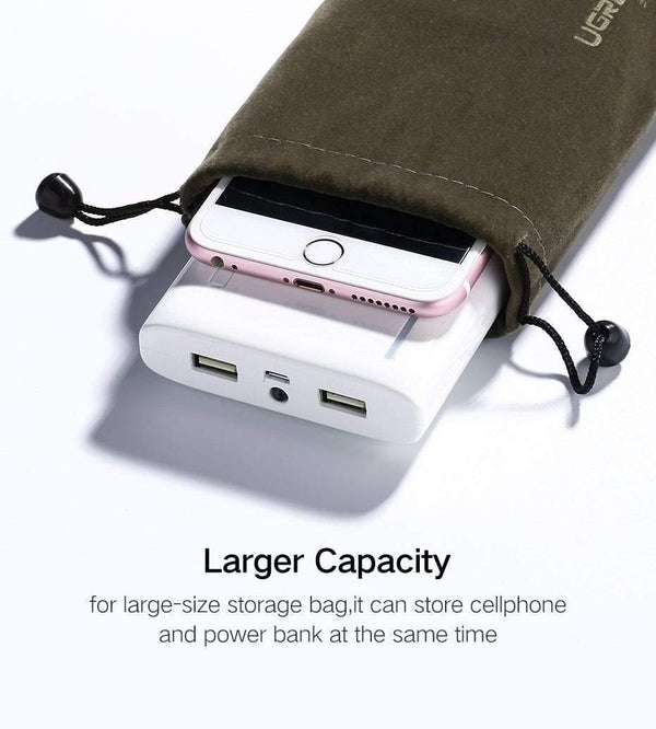Planet Gates Ugreen Power Bank Case Phone Pouch for iPhone Samsung Xiaomi Huawei Waterproof Powerbank Storage Bag Mobile Phone Accessories