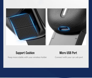 Planet Gates Ugreen Qi Car Wireless Charger for iPhone Xs XR X 8 10W Fast Wireless Charging for Samsung Galaxy S9 S8 Car Phone Holder Charger