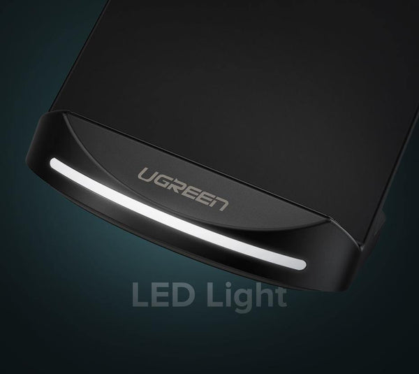 Planet Gates Ugreen Qi Wireless Charger for iPhone X XS XR 8 Samsung S9 S8 10W Fast Wireless Charging Dock Station for Xiaomi Phone Charger