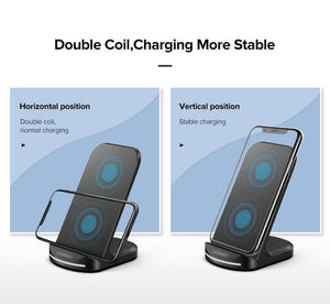 Planet Gates Ugreen Qi Wireless Charger for iPhone X XS XR 8 Samsung S9 S8 10W Fast Wireless Charging Dock Station for Xiaomi Phone Charger