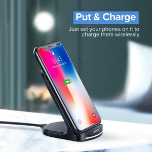 Planet Gates Ugreen Qi Wireless Charger for iPhone X XS XR 8 Samsung S9 S8 10W Fast Wireless Charging Dock Station for Xiaomi Phone Charger