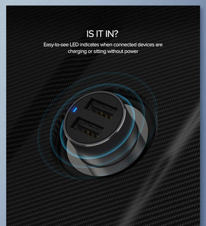 Planet Gates Ugreen USB Car Charger for Xiaomi Mini Dual Car-Charger 3.6A Universal Fast Mobile Phone Charger for iPhone X 8 7 6S Car Charger