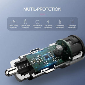 Planet Gates Ugreen USB Car Charger for Xiaomi Mini Dual Car-Charger 3.6A Universal Fast Mobile Phone Charger for iPhone X 8 7 6S Car Charger