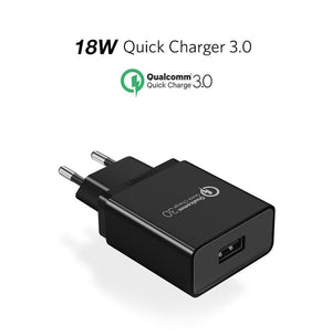 Planet Gates Ugreen USB Charger 18W Quick Charge 3.0 Mobile Phone Charger for iPhone Fast QC 3.0 Charger for Huawei Samsung Galaxy S9+ S8+