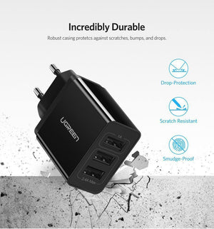 Planet Gates Ugreen USB Charger for iPhone Xs X 8 7 Fast Phone Charger for Samsung Xiaomi Huawei Wall Charger EU Adapter Mobile Phone Charger