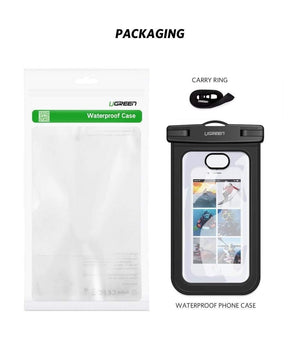 Planet Gates Ugreen Waterproof Case Bag Phone Pouch 6.3'' Phone Bag Case For iPhone Xs X 8 7 7Plus 6S 6Plus Samsung Galaxy S9 S8 Phone Case