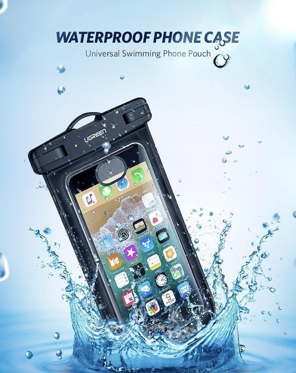 Planet Gates Ugreen Waterproof Case Bag Phone Pouch 6.3'' Phone Bag Case For iPhone Xs X 8 7 7Plus 6S 6Plus Samsung Galaxy S9 S8 Phone Case