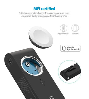 Planet Gates Ugreen Wireless Charger Power Bank 4400mAh for Apple Watch 4/3/2 iPhone X 8 External Battery Charger for Mobile Phones Poverbank