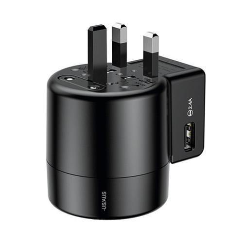 Planet Gates UK Baseus Universal USB Travel Charger for Samsung Galaxy S8 S9 Plus Whirl USB AC Powered Travel Portable Phone Charger Adapter