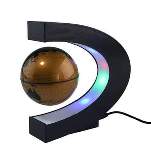 Planet Gates UK gold US/EU/UK Plug Home Office Decoration LED Floating Tellurion Globe C Shape Magnetic Levitation Light World Map With LED Tellurion