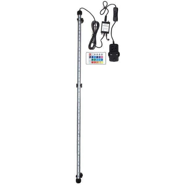 82CM LED Aquarium Fish Tank Light Bar Lamp IP68 Submersible RGB Remote 5050 SMD 110-240V EU/US/UK/AU Plug