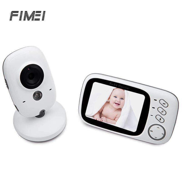 Planet Gates UK Plug FIMEI VB603 3.2inch Baby Monitor Wireless Video Infant Monitor Home Security Nanny Camera Temperature Monitoring Night Vision