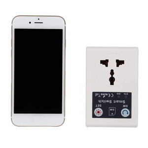 Planet Gates UK Standard Professional 220V Phone RC Remote Wireless Control Smart Switch GSM Socket Power Plug for Home Household Appliance UK/EU Plug