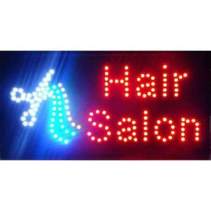 Planet Gates Ultra Bright hair salon store LED billboard flashing Electronic sign 25*48CM