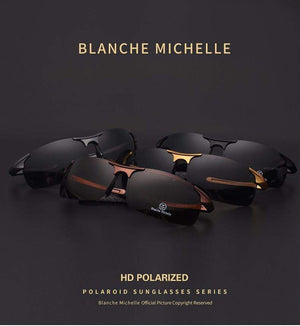 Planet Gates Ultra-Light Aluminum Magnesium Sport Sunglasses Polarized Men UV400 Rectangle Gold Outdoor Driving Sun Glasses