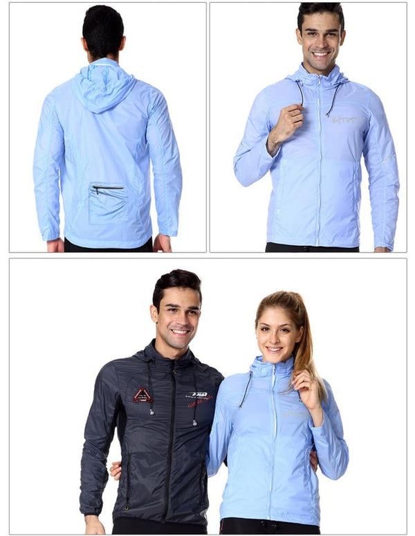 Planet Gates Ultra-light Hooded Bicycle Jacket Bike Windproof Coat Road MTB Cycling Wind Coat Long Sleeve Clothing Quick Dry Thin Jackets