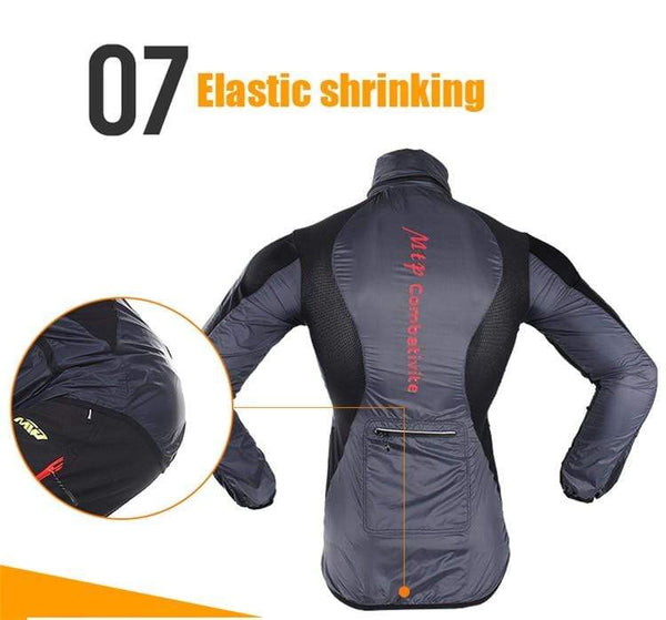 Planet Gates Ultra-light Hooded Bicycle Jacket Bike Windproof Coat Road MTB Cycling Wind Coat Long Sleeve Clothing Quick Dry Thin Jackets