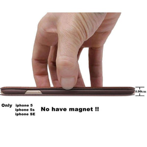 Planet Gates Ultra Slim phone Case for iPhone 7 Plus X Genuine Leather Luxury Flip Cases Cover For iPhone 8 Plus 6 Plus 6s 5 5s SE S8