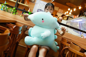 Planet Gates Ultra Soft Lovely Dinosaur Plush Doll Huggable Pink/Blue Stuffed Dino Toy Kids Huggable Animals Plush Toy 30/40/50cm