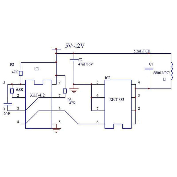Planet Gates Ultra-thin PCB Wireless Charging Module Wireless Power Supply Module for DIY Electronic Experiments