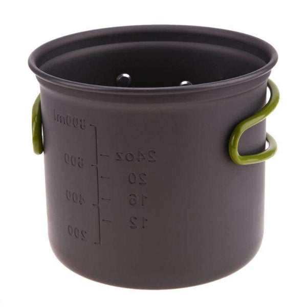 Planet Gates Ultralight Outdoor Camping Cookware Utensils Hiking Picnic Backpacking Tableware Pot Pan 1-2persons Non-stick Pot Pans Bowls