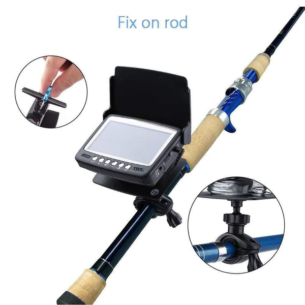 Planet Gates Underwater Fishing Video Camera 4.3"Color HD Monitor 8pcs Infrared LED 15m Professional Fish Finder Ice Fishing Camera