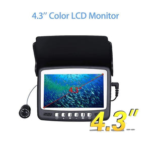Planet Gates Underwater Fishing Video Camera 4.3"Color HD Monitor 8pcs Infrared LED 15m Professional Fish Finder Ice Fishing Camera