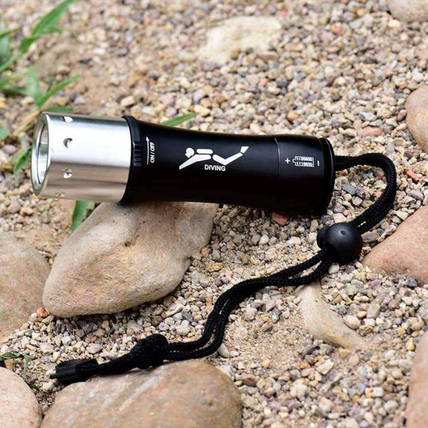 Planet Gates Underwater light T6 8000ml waterproof torch scuba diving flashlight 18650 lamp underwater 50m for diving swimming