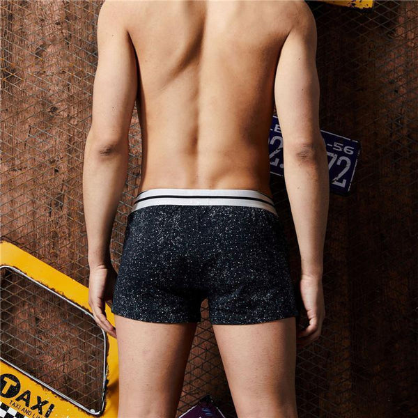 Planet Gates Underwear Men Sleep Bottoms 100% Cotton Shorts Men Pajamas Boxers Fashion Lounges Home Wear