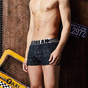 Planet Gates Underwear Men Sleep Bottoms 100% Cotton Shorts Men Pajamas Boxers Fashion Lounges Home Wear